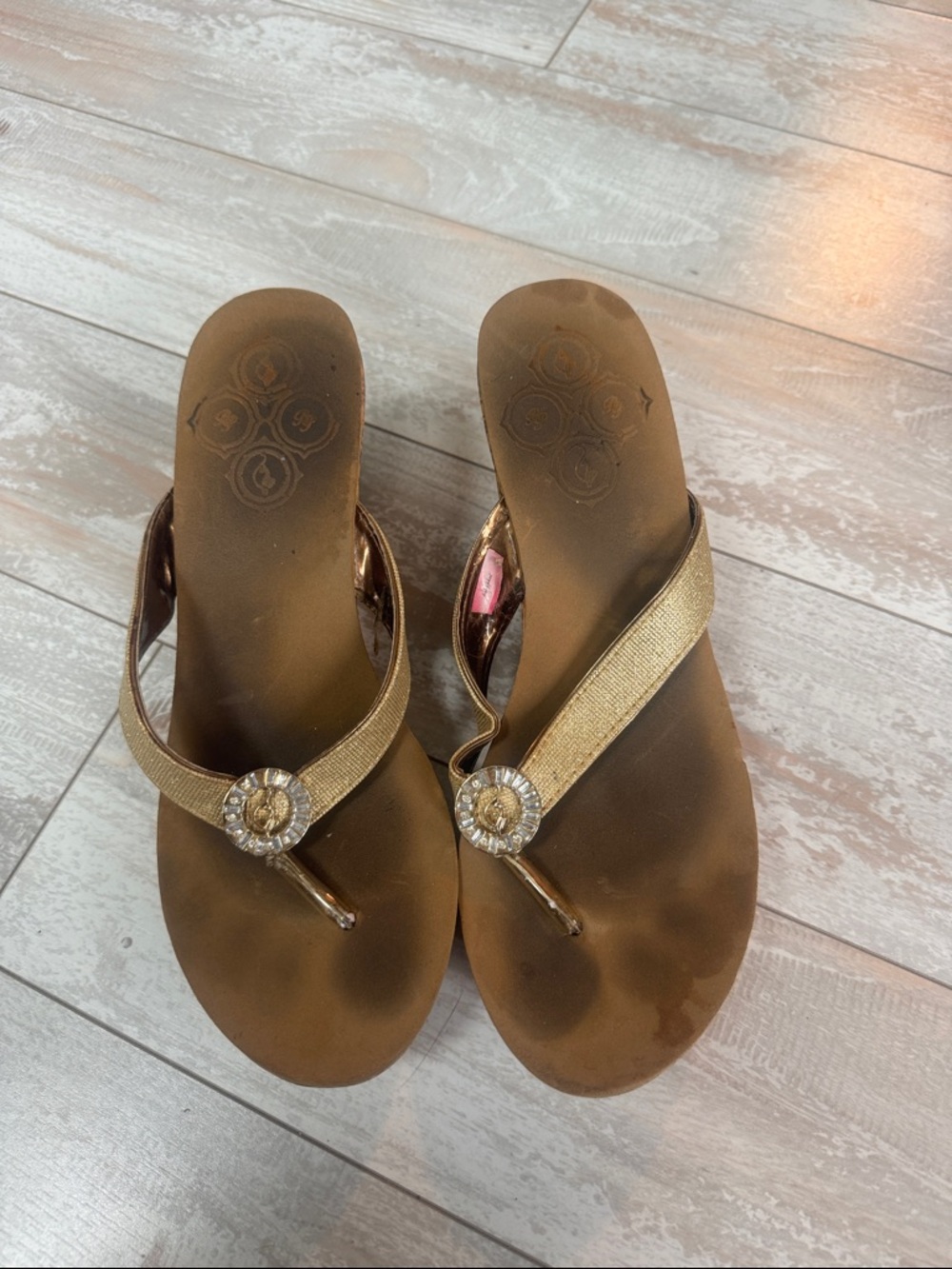 Baby Phat wedges Sandals Womens size 9 y2k vintage